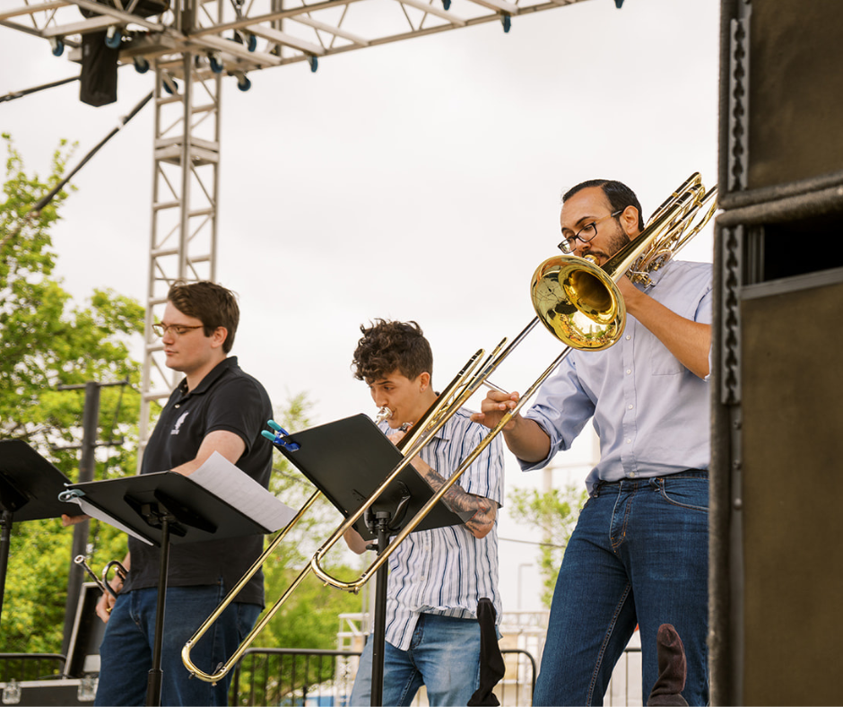 The Classen Brass Quintet at Festival of the Arts - PC: AJ Stegall